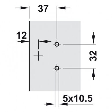 Architectural hinge, "REGULA SM" 6