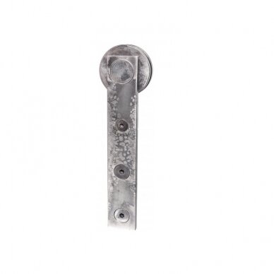 Additional castor with screws for wooden doors 1