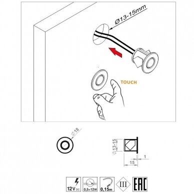 Recessed dimmer switch 1