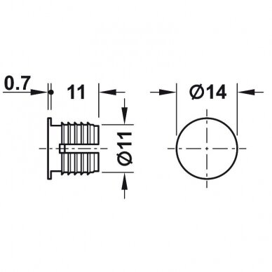 Zaczep magnetyczny, 1.4 kg 1