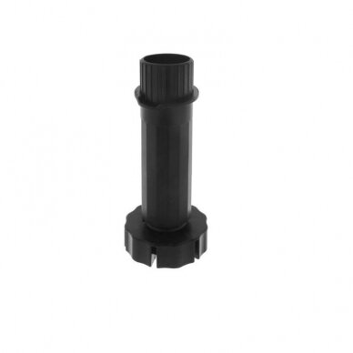 Plastic kitchen leg with separate fixing socket, 28 mm