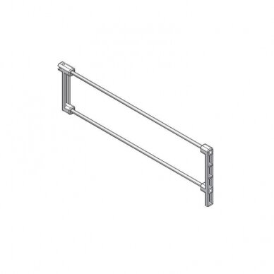 Longitudinal divider for pull-out baskets - drawers COMPACT with front brackets