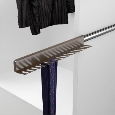 Pull-out tie holder 1