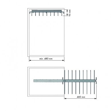 Roller trouser holder 2