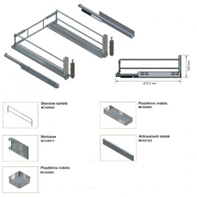 Pull-out basket - shelf 2