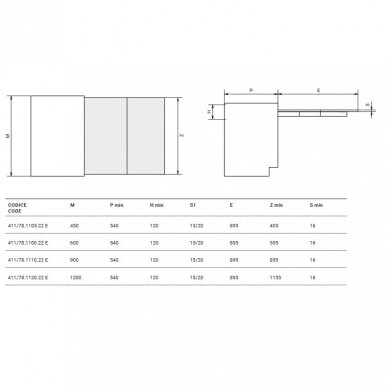 Pull-out drawer table "LUNCH" 1