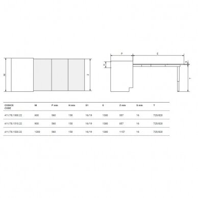 Pull-out drawer table "PARTY" 2