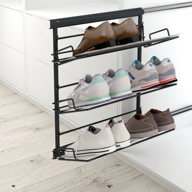 Pull-out inner rack for shoes