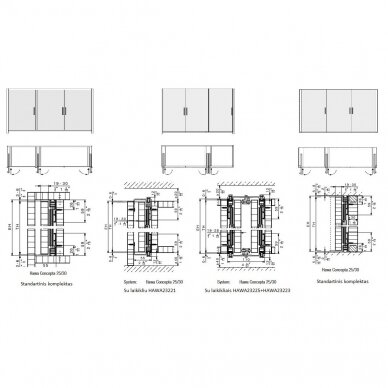 Система задвижных дверей "Hawa Concepta 25/30/40/50" 7