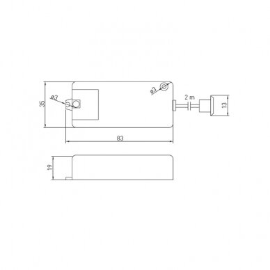 Isolated IR switch controller with flexible IR sensor detector, 100 - 240V 1