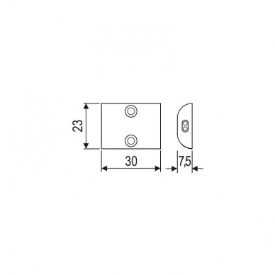 Door sensor switch surface mounted 1