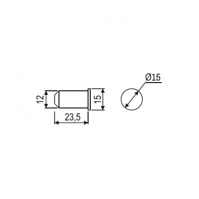 LED infrared sensor switch recessed 1