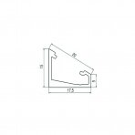 LED profile for corner installation Corner 60/30