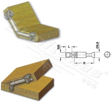 90° holding bolt 1