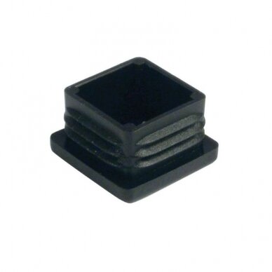 Square plug press fit into square tubes, 1.5-2 mm gauge