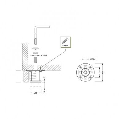 Leg - adjustable 2