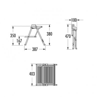 Drabina "STEPFIX" 1