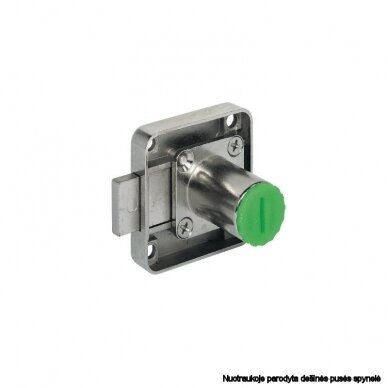 Deadbolt rim lock, Häfele Symo, backset 25 mm, bolt travel 8 mm