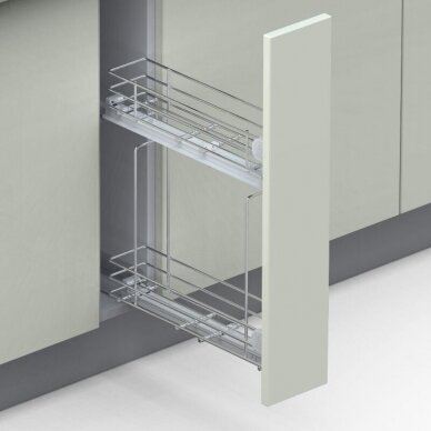 Bottle pull-out basket "Basic" with Blum Tandem runners