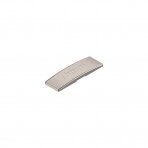 Clip overlay hinge arm cover cap, nickel colored