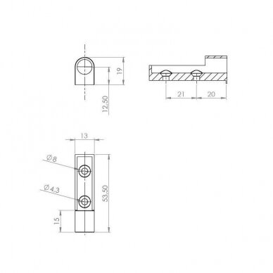 Amortisaator pin hoidja TT.AMORT.PI 2