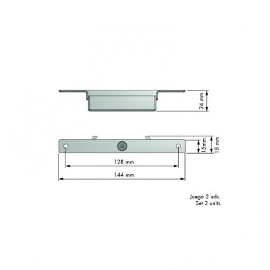 Holders set for shelf 2