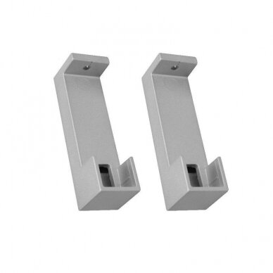 Wardrobe rail holder set for TT.39.1829.ALU