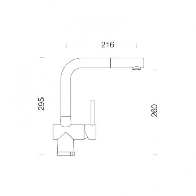 Mixer tap LAIOS W 2