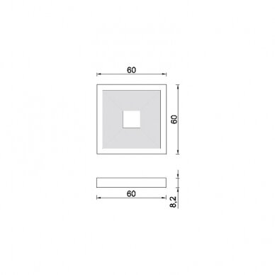 LED lighting GAMMA SQUARE 1