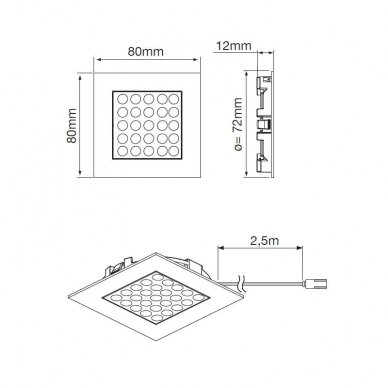 LED lighting SUNNY  MATRIX.IN 1