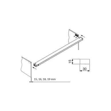 LED lighting for drawers DETROIT-C 1