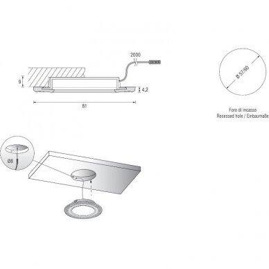 LED светильник SUN CLASSIC „Greca“ 1