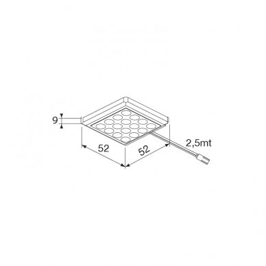 LED lighting SUNNY SQUARE HE 1