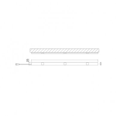 Oświetlenie LED TRACK RETTANGOLO 1