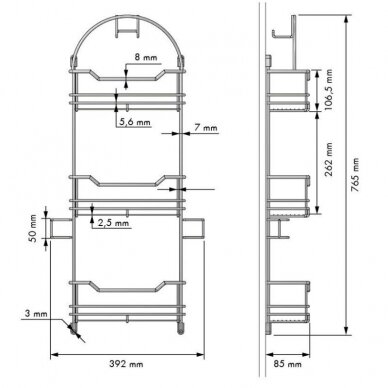 Vacuum cleaner accessory rack 2