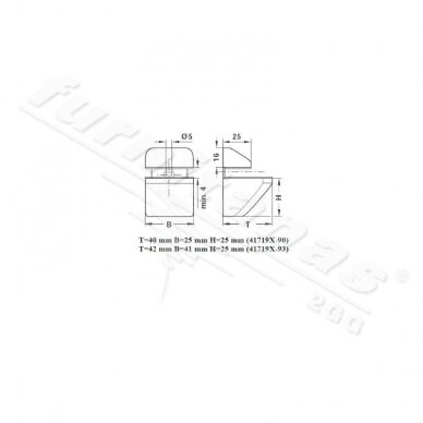 Shelf bracket 44719X-9X 1