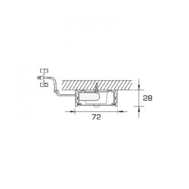 Fluorescent lighting fixtures with sensor 2