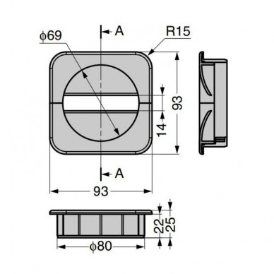 Camble grommet S93-14SL 1