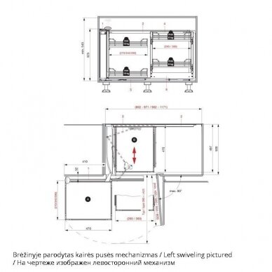 Magic Corner Comfort with "FIORO" shelves 1