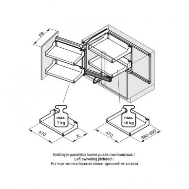 Magic Corner STANDARD su lentynomis LIBELL 2