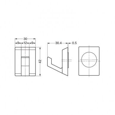 Magnetic hook SU.MJ-30 1