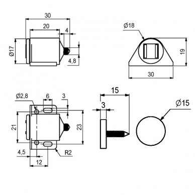 Magnetic catch 1