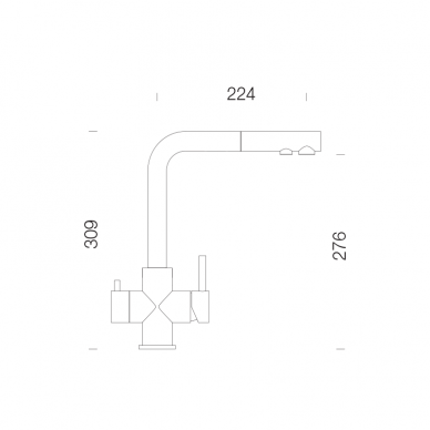 Mixer tap VITUS 3