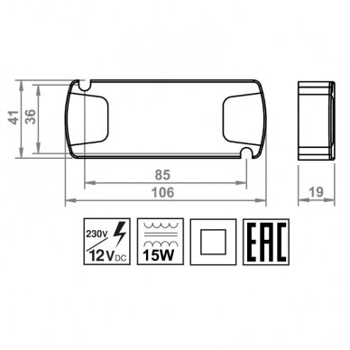 Power supply for lighting DELTA2 1