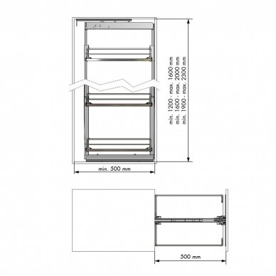 Pull-out system „MENAGE CONFORT“ 3