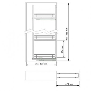 Pull-out system „MENAGE CONFORT“ 17