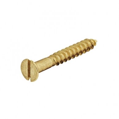 Wood screws, Countersunk head, flat blade DIN 97