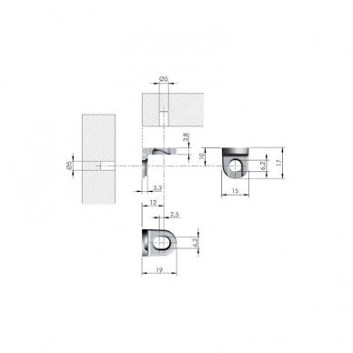 Pull-in corner bracket 1