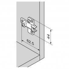 MODUL tvirtinimo plokštelė +9mm