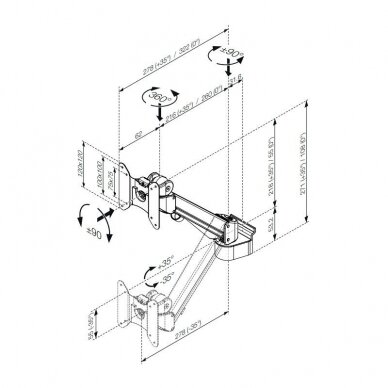 Monitoorihoidik Stockholm 3-8 kg 3